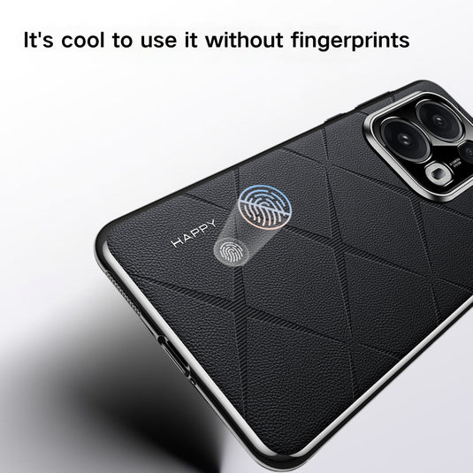 OPPO Reno13 / Pro - Plain Leather PC Phone Case - i-Station Mobile Phone & Electronic Device Repair and Accessories