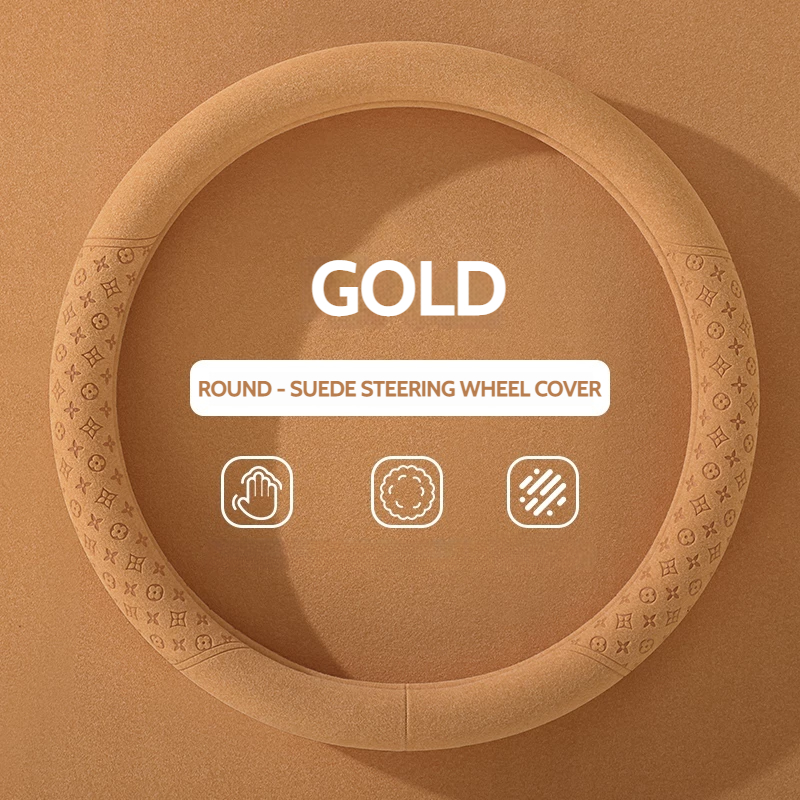 Load image into Gallery viewer, Mercedes-Benz Suede Leather Printed Pattern Process Steering Wheel Cover For C Class, E Class, S Class, GLA, GLB, GLK, GLC, GLE - i-Station Mobile Phone & Electronic Device Repair and Accessories
