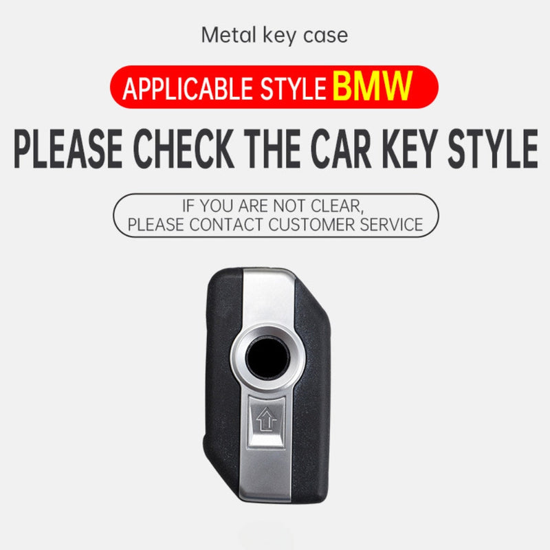 Load image into Gallery viewer, BMW Motorcycle Zinc Alloy + Leather Protection Car Key Fob Case Cover For R1200GS, R1250GS, R1200RT, K1600, K1600B - i-Station Mobile Phone & Electronic Device Repair and Accessories