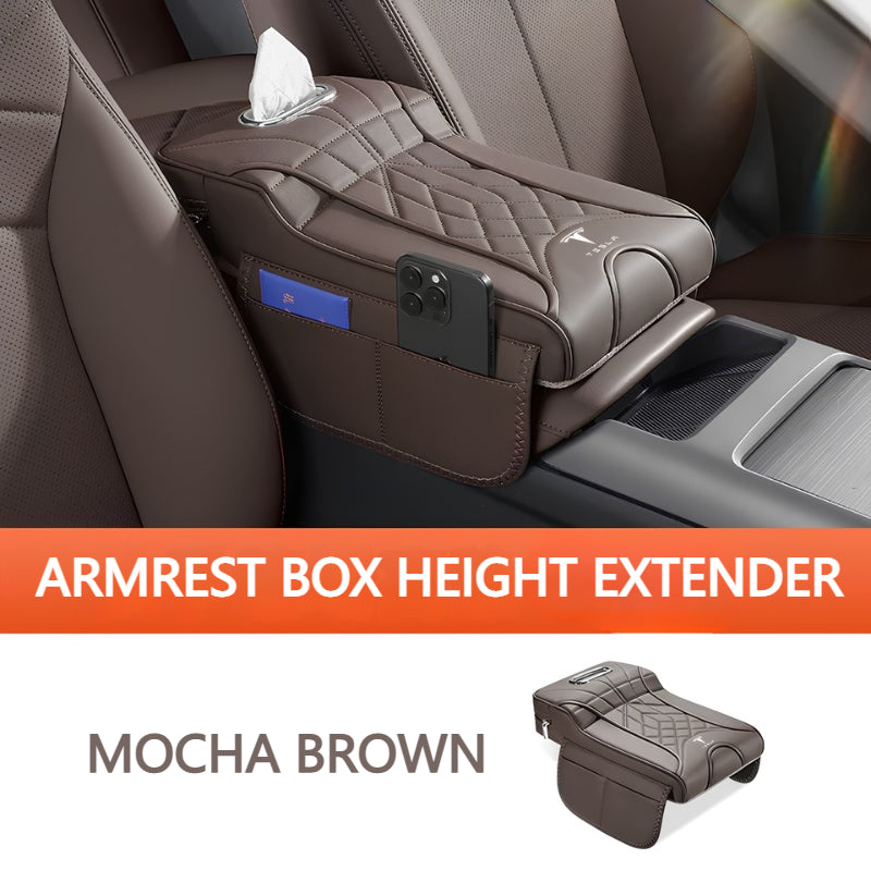 Load image into Gallery viewer, Tesla Car Multi-Functional Leather Armrest Box Heightening Pad for Model Y, Model 3 - i-Station Mobile Phone & Electronic Device Repair and Accessories