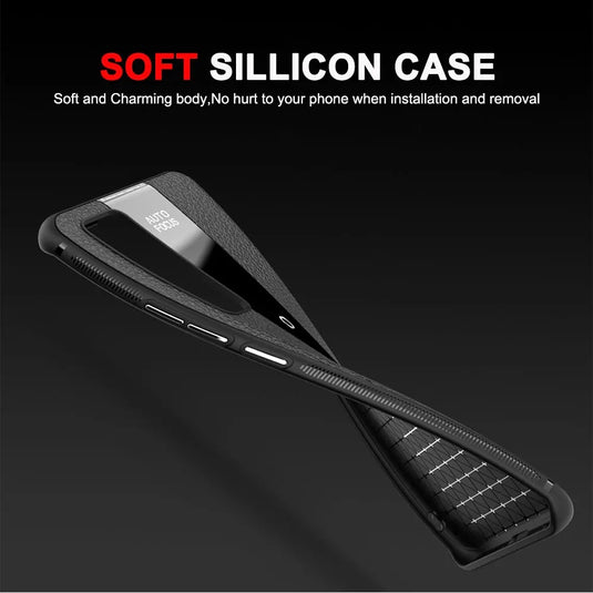 OPPO Find X5/Pro - Luxurious Litchi-Texture Silicone Protective Case - i-Station Mobile Phone & Electronic Device Repair and Accessories