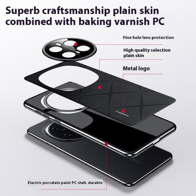 Load image into Gallery viewer, Honor X60/Pro - Plain Leather PC Phone Case - i-Station Mobile Phone & Electronic Device Repair and Accessories