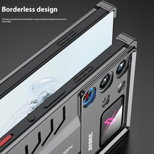 ZTE nubia Red Magic 10 Pro / 10 Pro Plus - Metal Heat Dissipation Clip-On Frameless Shockproof Phone Case - i-Station Mobile Phone & Electronic Device Repair and Accessories