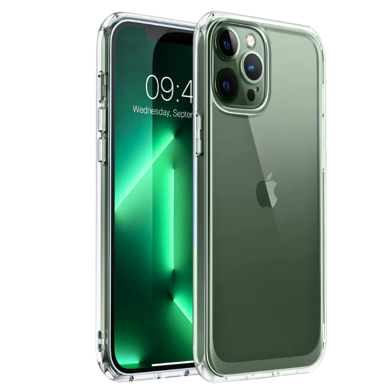 Apple iPhone 13/Mini/Pro/Pro Max Transparent Slim Protection Hybrid Shockproof Essentials Series Case - i-Station Mobile Phone & Electronic Device Repair and Accessories