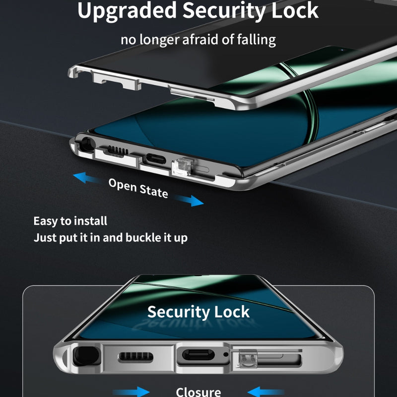 Load image into Gallery viewer, OnePlus 11 (PHB110, CPH2449, CPH2447, CPH2451) - Magnetic HD Tempered Glass Phone Case - i-Station Mobile Phone & Electronic Device Repair and Accessories