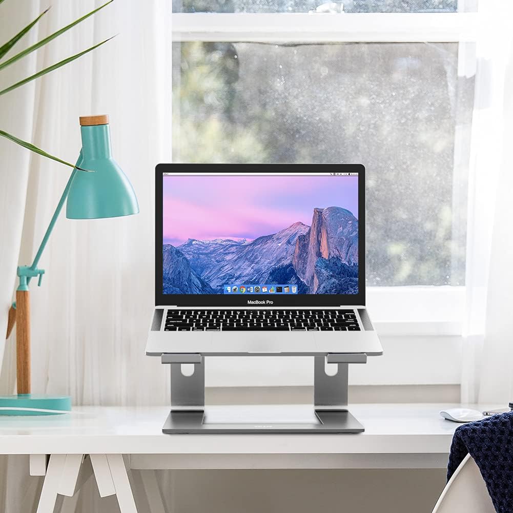Aluminum Laptop Stand, Ergonomic Detachable Computer Stand, Riser Holder Notebook Stand Compatible with Macbook, Pro, Dell, HP, Lenovo More 10-15.6" Laptops - i-Station Mobile Phone & Electronic Device Repair and Accessories