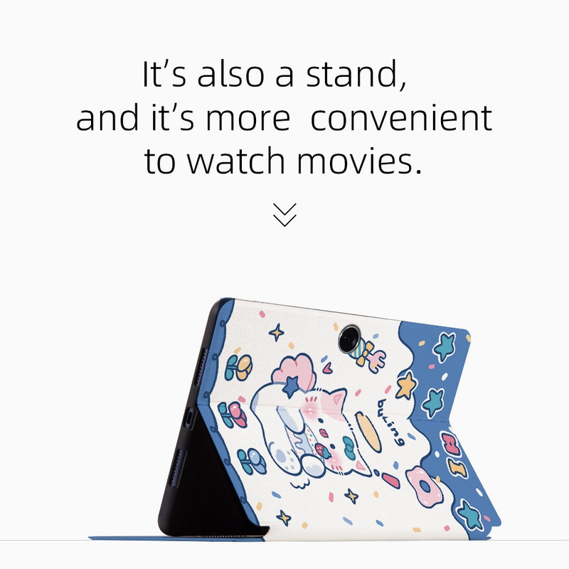Load image into Gallery viewer, OPPO Pad Neo (OPD2302, OPD2303) - Cute Cartoon Pattern Magnetic Flip Stand Protective Case - i-Station Mobile Phone & Electronic Device Repair and Accessories