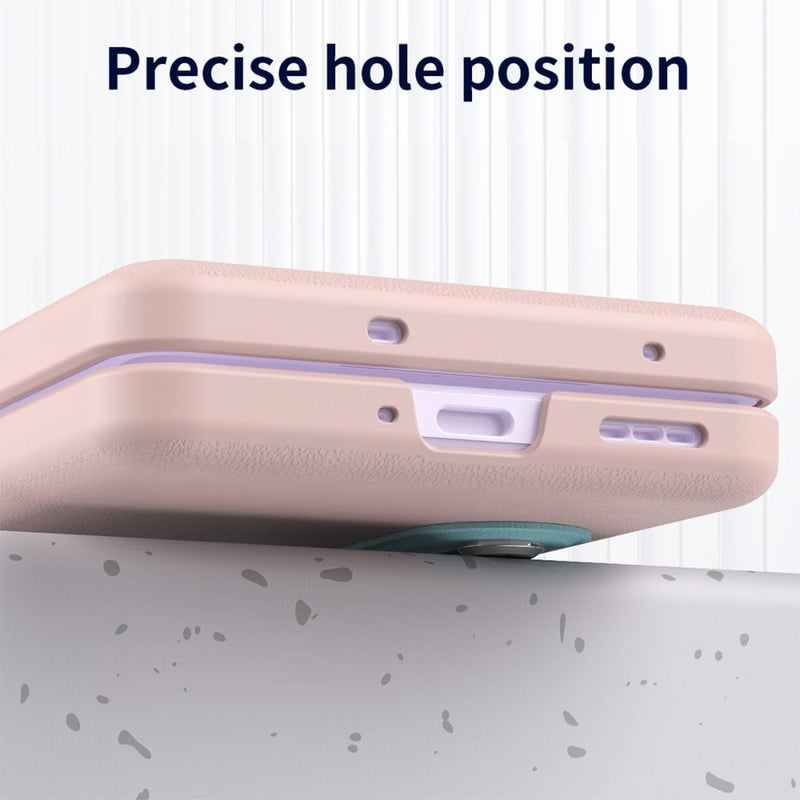 Load image into Gallery viewer, OPPO Find N2 Flip (CPH2437, PGT110) - Fashionable Leather Wrist Strap Stand Phone Case - i-Station Mobile Phone & Electronic Device Repair and Accessories