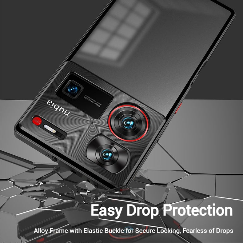 Load image into Gallery viewer, ZTE Nubia Z70 Ultra Metal Frame Matte Shockproof Phone Case with Snap Lock - i-Station Mobile Phone & Electronic Device Repair and Accessories