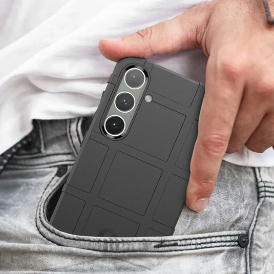Samsung Galaxy A72 SM-A725 Rugged shield Rubber Essentials Series Case - i-Station Mobile Phone & Electronic Device Repair and Accessories
