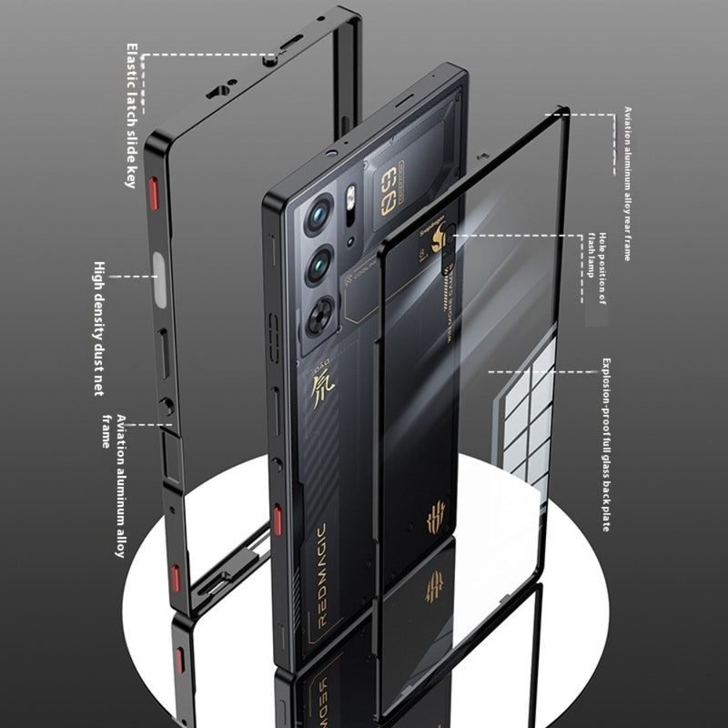 Load image into Gallery viewer, ZTE nubia Red Magic 9S Pro / 9S Pro Plus - Metal Frame Frosted Magnetic Phone Case - i-Station Mobile Phone & Electronic Device Repair and Accessories