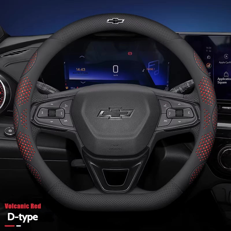 Load image into Gallery viewer, Chevrolet Genuine Leather Steering Wheel Cover For Cruze RS, Malibu RS, Equinox RS - i-Station Mobile Phone & Electronic Device Repair and Accessories