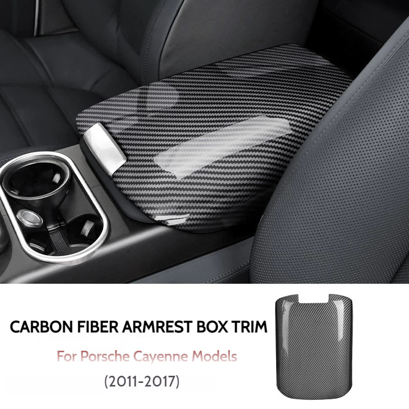 Load image into Gallery viewer, Porsche Carbon Fiber Center Armrest Cover For Cayenne - i-Station Mobile Phone & Electronic Device Repair and Accessories