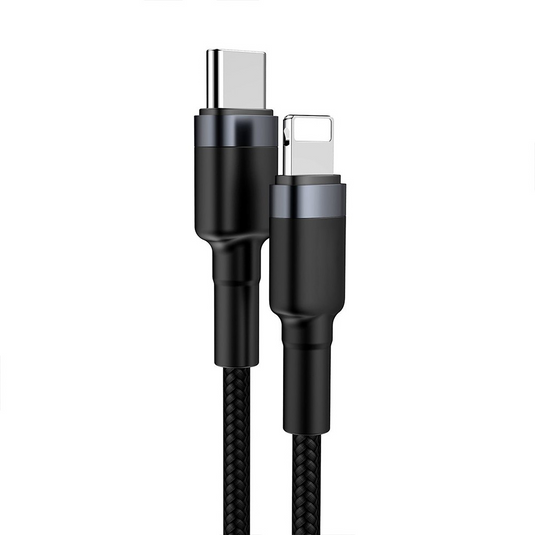iQuick Braided USB-C to Lightning Fast Charging Cable 3M - i-Station Mobile Phone & Electronic Device Repair and Accessories