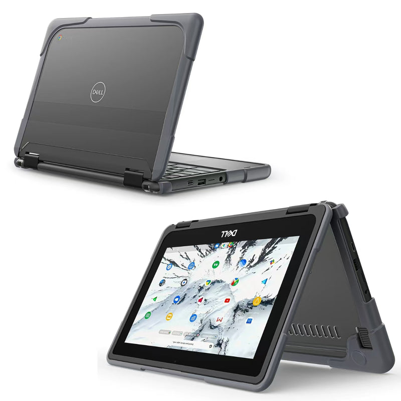 Load image into Gallery viewer, Dell Chromebook 11 11.6‘’ (3100/3110) Matte Transparent Cooling Stand and Shockproof Case - i-Station Mobile Phone & Electronic Device Repair and Accessories