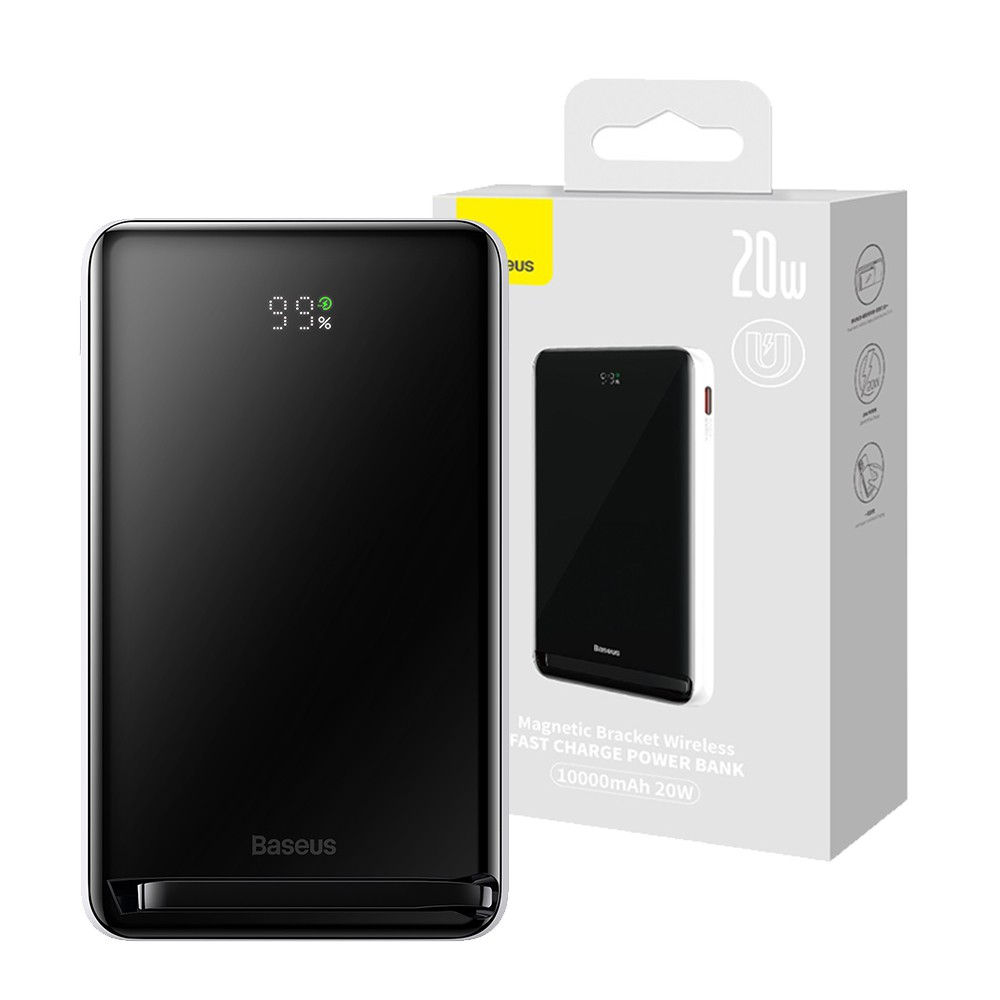 Baseus Magnetic Bracket Wireless Fast Charge Power Bank 10000mAh 20W - i-Station Mobile Phone & Electronic Device Repair and Accessories