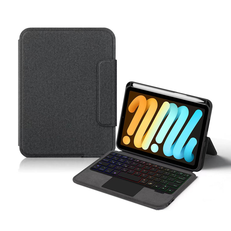 Load image into Gallery viewer, Apple iPad Mini 6/7 8.3'' 6/7th Gen (2021/2024) Integrated Bluetooth Keyboard Flip Case With Backlit - i-Station Mobile Phone & Electronic Device Repair and Accessories