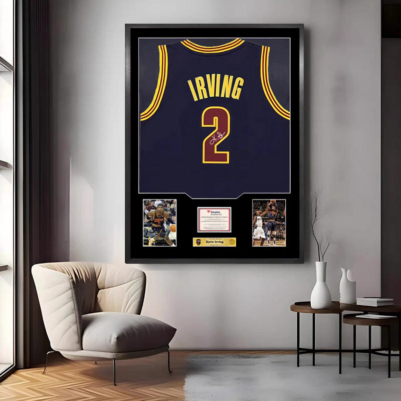 Load image into Gallery viewer, Kyrie Irving Cleveland Cavaliers Framed Jersey Display – Facsimile Signature Edition - i-Station Mobile Phone & Electronic Device Repair and Accessories
