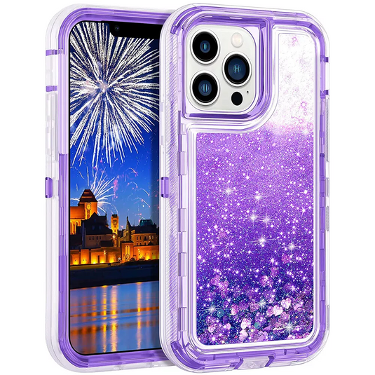 Apple iPhone 6/6S/7/8/Plus/SE 2020 Glitter Clear Transparent Liquid Sand Watering Case - i-Station Mobile Phone & Electronic Device Repair and Accessories