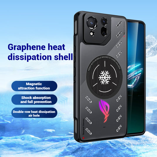 ASUS ROG Phone 7 - Full Body Graphene Heat Dissipation Magnetic Protective Case - i-Station Mobile Phone & Electronic Device Repair and Accessories