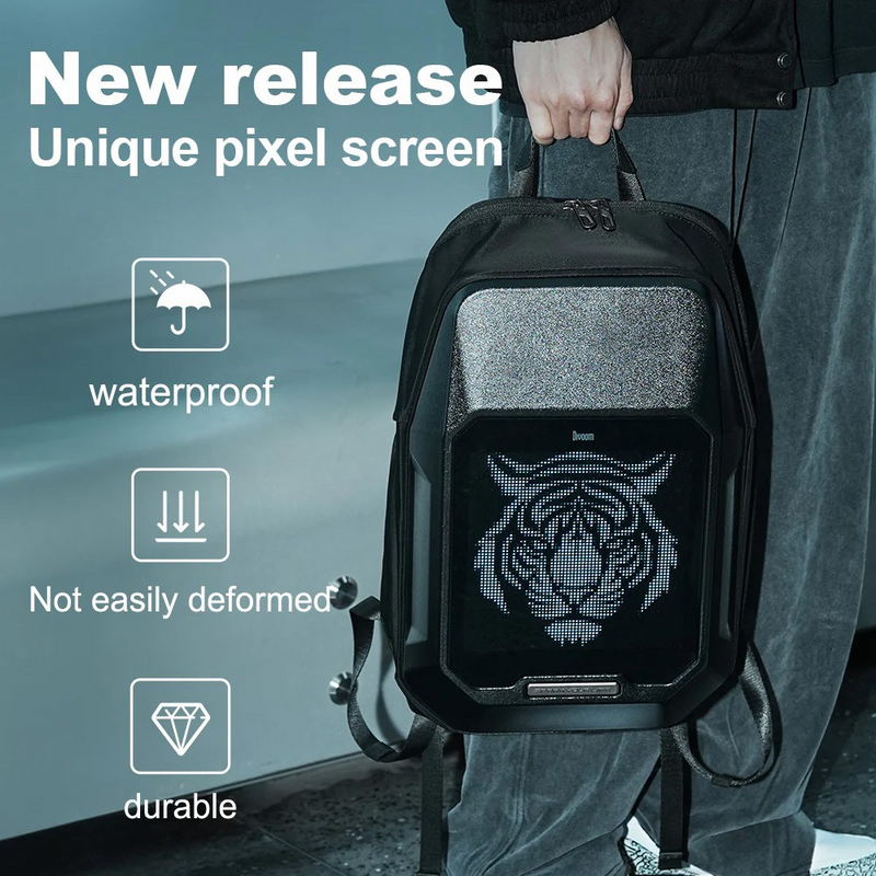 Load image into Gallery viewer, Divoom Cyberbag Pixel Art LED Backpack - i-Station Mobile Phone & Electronic Device Repair and Accessories