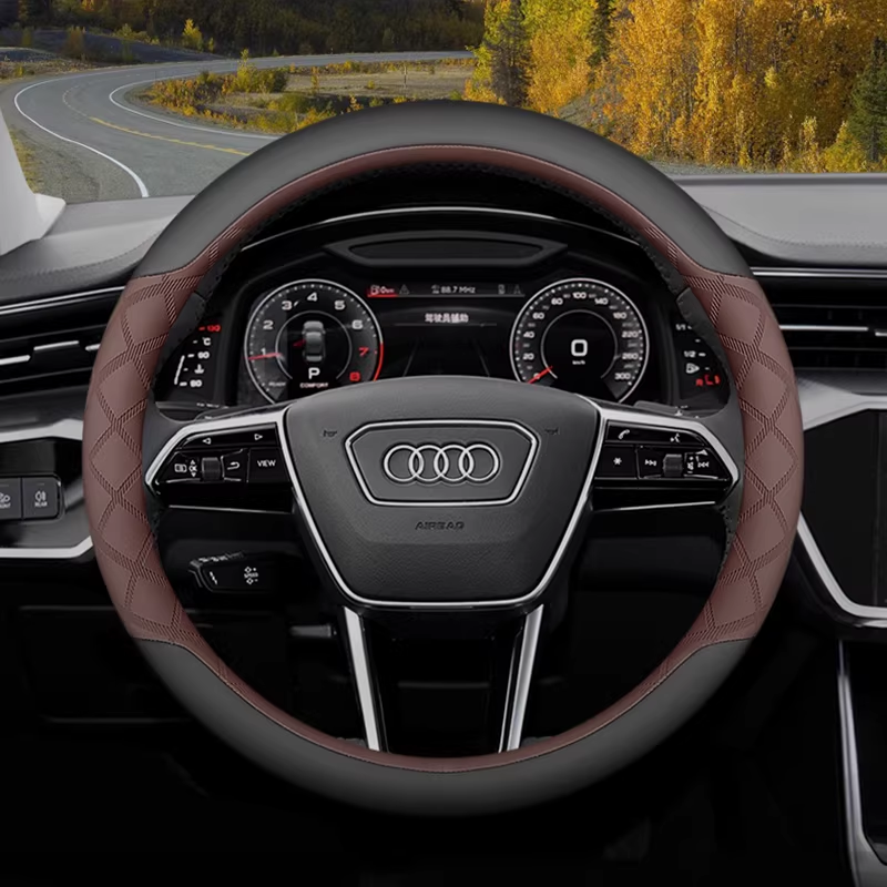 Load image into Gallery viewer, Audi Ultra-Thin Anti-Slip Steering Wheel Cover For Q5L, A4L, A6L, Q3, Q2L, A3, A5, A8, A7L - i-Station Mobile Phone & Electronic Device Repair and Accessories
