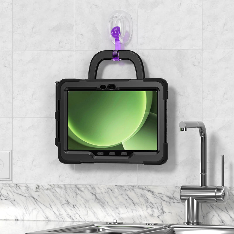 Load image into Gallery viewer, Samsung Galaxy Tab Active Pro / Active 4 Pro / Active 5 Pro Series - Heavy Duty 360 Degree Rotate Stand Hand Strap Case With Shoulder Strap - i-Station Mobile Phone & Electronic Device Repair and Accessories