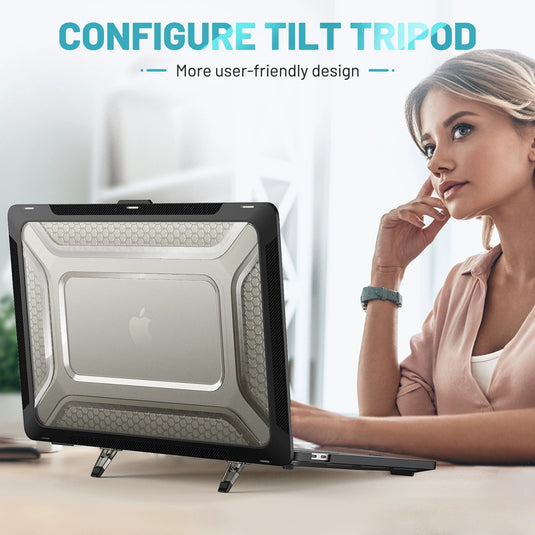 MacBook Air 15.3" 2023 A2941/A3114 Shockproof Heavy Duty Tough Case Cover - i-Station Mobile Phone & Electronic Device Repair and Accessories