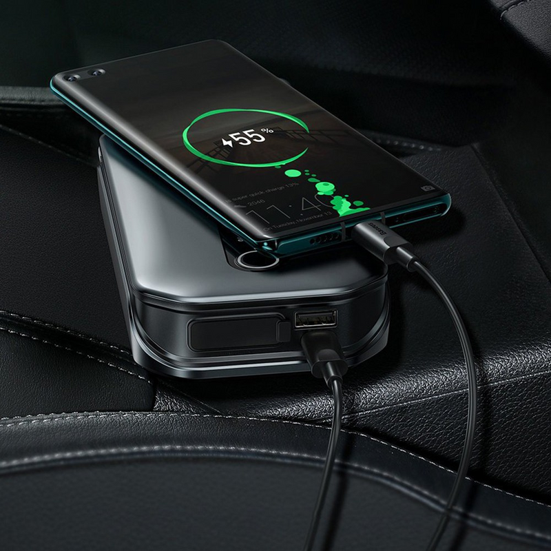 Load image into Gallery viewer, Baseus Super Energy Pro Car Jump Starter 12000mAh 12V (1000A / 600A) - Black - i-Station Mobile Phone & Electronic Device Repair and Accessories