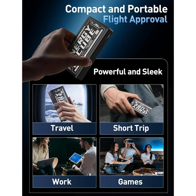 Load image into Gallery viewer, MOVE SPEED Laptop Portable Charger Power Bank 20000mAh 65W (YSPBE20-65)-Black - i-Station Mobile Phone & Electronic Device Repair and Accessories