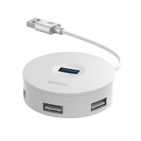 Baseus Round Box HUB Adapter (USB3.0 to USB3.0 x 1 + USB2.0 x 3) 10cm - i-Station Mobile Phone & Electronic Device Repair and Accessories