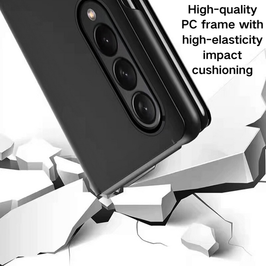 Samsung Galaxy Z Fold 6 SM-F956 PU Leather Visible Mirror Flip Shockproof Essentials Series Case - i-Station Mobile Phone & Electronic Device Repair and Accessories