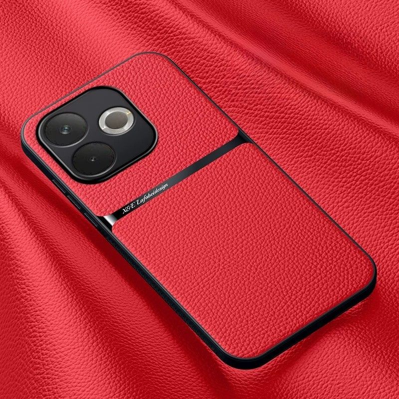 Load image into Gallery viewer, OPPO A5 Pro 5G - Business TPU Soft Edge Plain Leather Car Magnetic Anti-Drop Case - i-Station Mobile Phone & Electronic Device Repair and Accessories