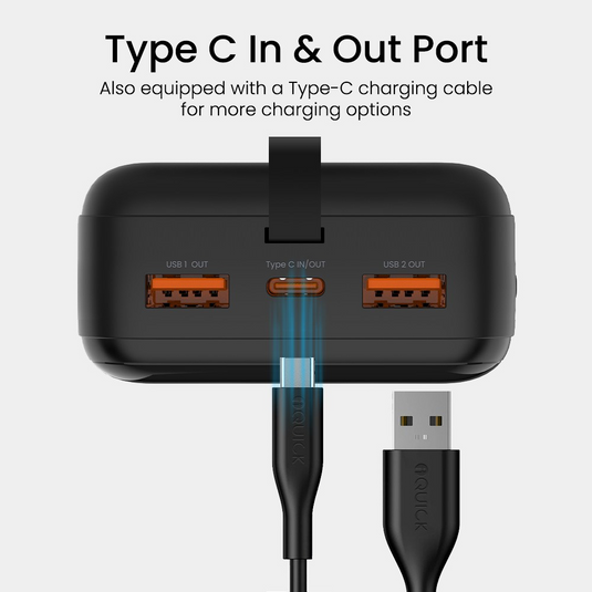 iQuick POWER SQUARE 0 Digital Display Power Bank 30000mAh 22.5W - i-Station Mobile Phone & Electronic Device Repair and Accessories