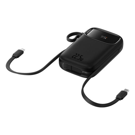 Baseus Qpow2 Dual-Cable Digital Display Fast Charge Power Bank 20000mAh 22.5W - i-Station Mobile Phone & Electronic Device Repair and Accessories