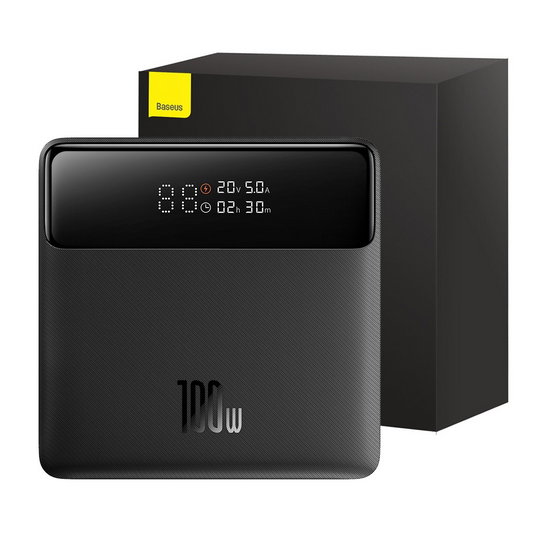Baseus Blade Power Digital Display Fast Charging Power Bank HD Edition 20000mAh 100W PPBL000301-Black - i-Station Mobile Phone & Electronic Device Repair and Accessories