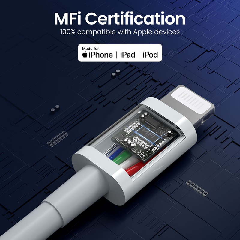 Load image into Gallery viewer, MOVE SPEED 3A USB-A to Lightning Charging Cable 1.2m (YSUCM02-AL12) - White - i-Station Mobile Phone & Electronic Device Repair and Accessories