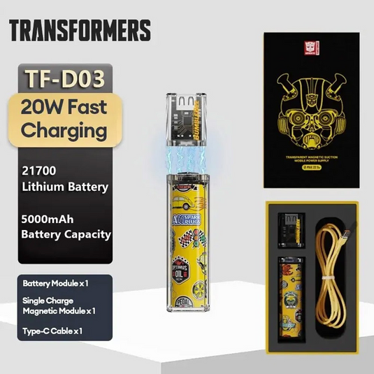 Transformers TF-D03 Removable Battery Charger Magnetic Power Bank 5000mAh - i-Station Mobile Phone & Electronic Device Repair and Accessories