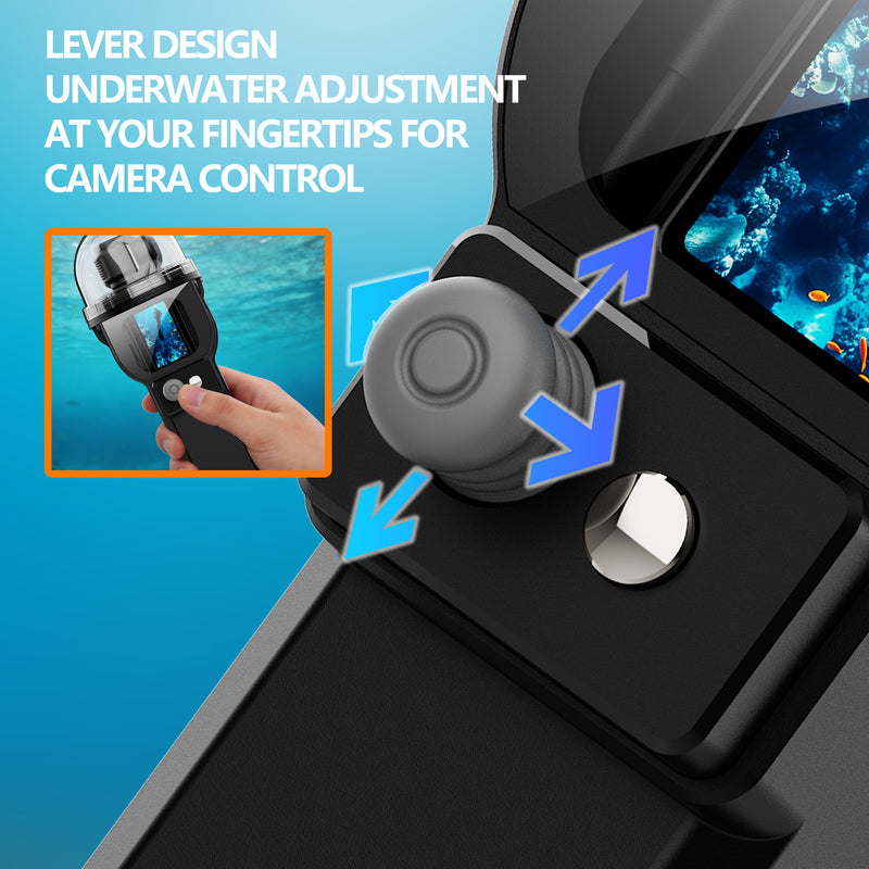 Load image into Gallery viewer, DJI Osmo Pocket 3 Waterproof Housing Case 30m Depth 360° Panoramic Underwater Shooting Cover