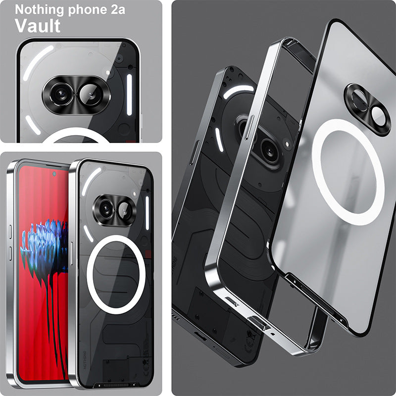 Load image into Gallery viewer, Nothing Phone 2A/Plus Metal Frame Matte Back Magic Shield Essentials Series case - i-Station Mobile Phone & Electronic Device Repair and Accessories
