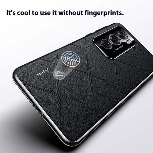 OPPO Reno11 Pro (CPH2607) - Plain Leather PC Phone Case - i-Station Mobile Phone & Electronic Device Repair and Accessories