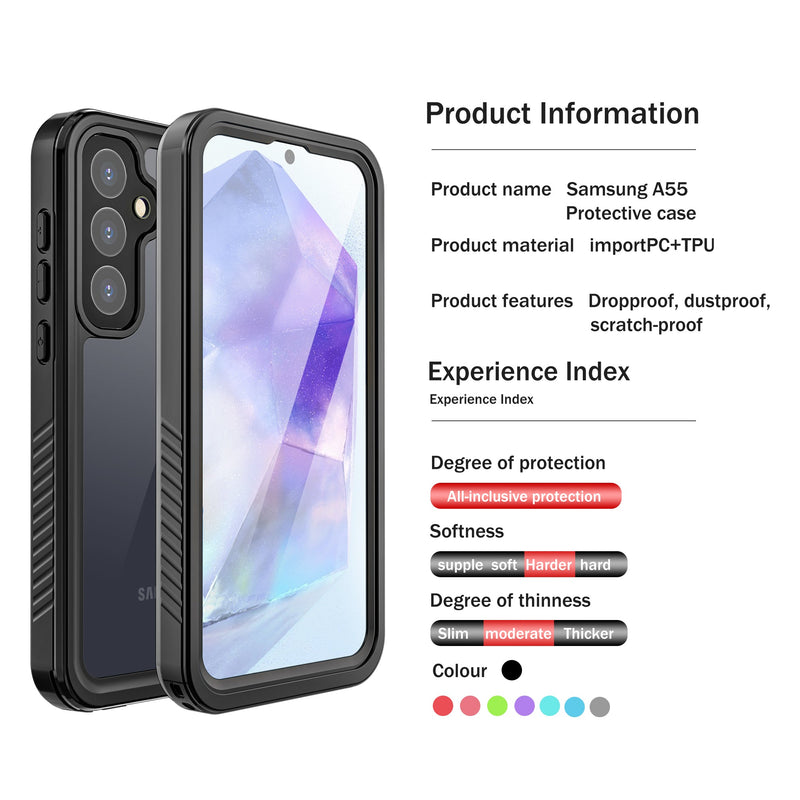 Load image into Gallery viewer, Samsung Galaxy A55 5G (SM-A556) Redpepper Waterproof Heavy Duty Tough Armor Case - Polar Tech Australia
