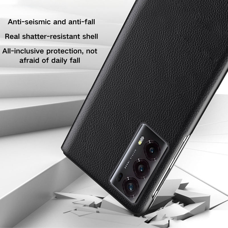 Load image into Gallery viewer, Honor Magic V2 - Premium Leather Smart Touch Side Window Flip Stand Case - i-Station Mobile Phone & Electronic Device Repair and Accessories