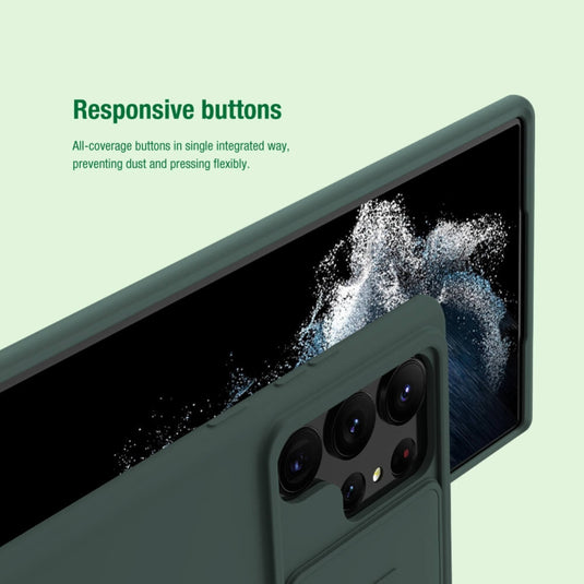 Samsung Galaxy S23 Ultra - Nillkin CamShield Silky Silicon Case - i-Station Mobile Phone & Electronic Device Repair and Accessories