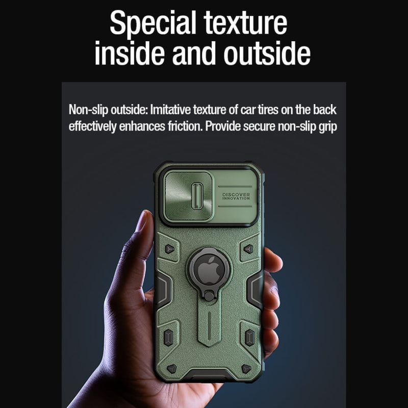 Load image into Gallery viewer, Apple iPhone 15 Pro/Max - NILLKIN Shockproof CamShield Armor with Invisible Ring Holder Protective Case - i-Station Mobile Phone & Electronic Device Repair and Accessories