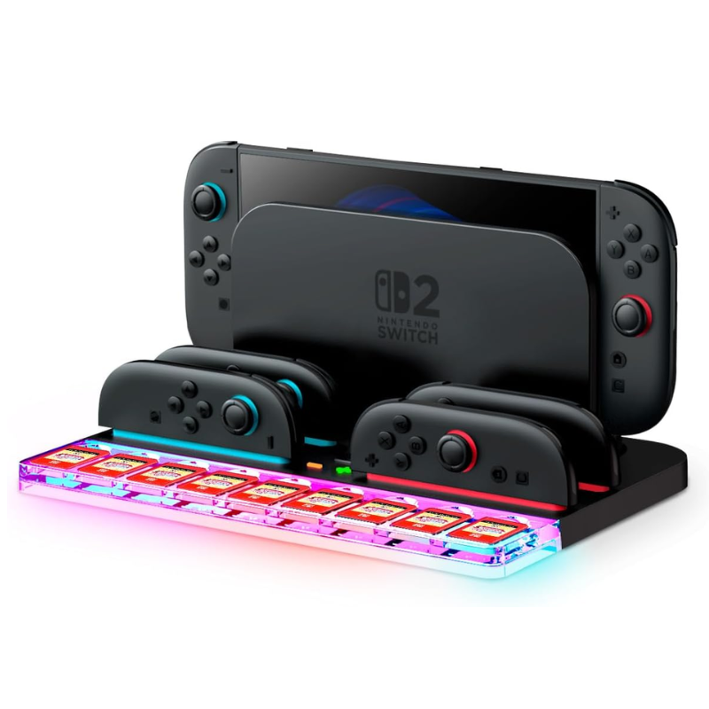 Load image into Gallery viewer, Nintendo Switch 2 (2025) - Multi-Functional Joy-Con Charging Dock with Game Card Storage