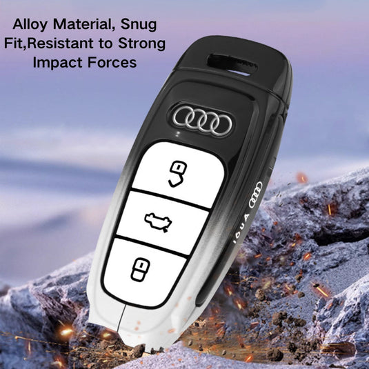 Audi Stylish with Cool Shockproof Car Key Protective Fob Case Cover For A3, A4, A5, A6, Q2, Q3, Q5, Q7, Q8, e-tron - i-Station Mobile Phone & Electronic Device Repair and Accessories