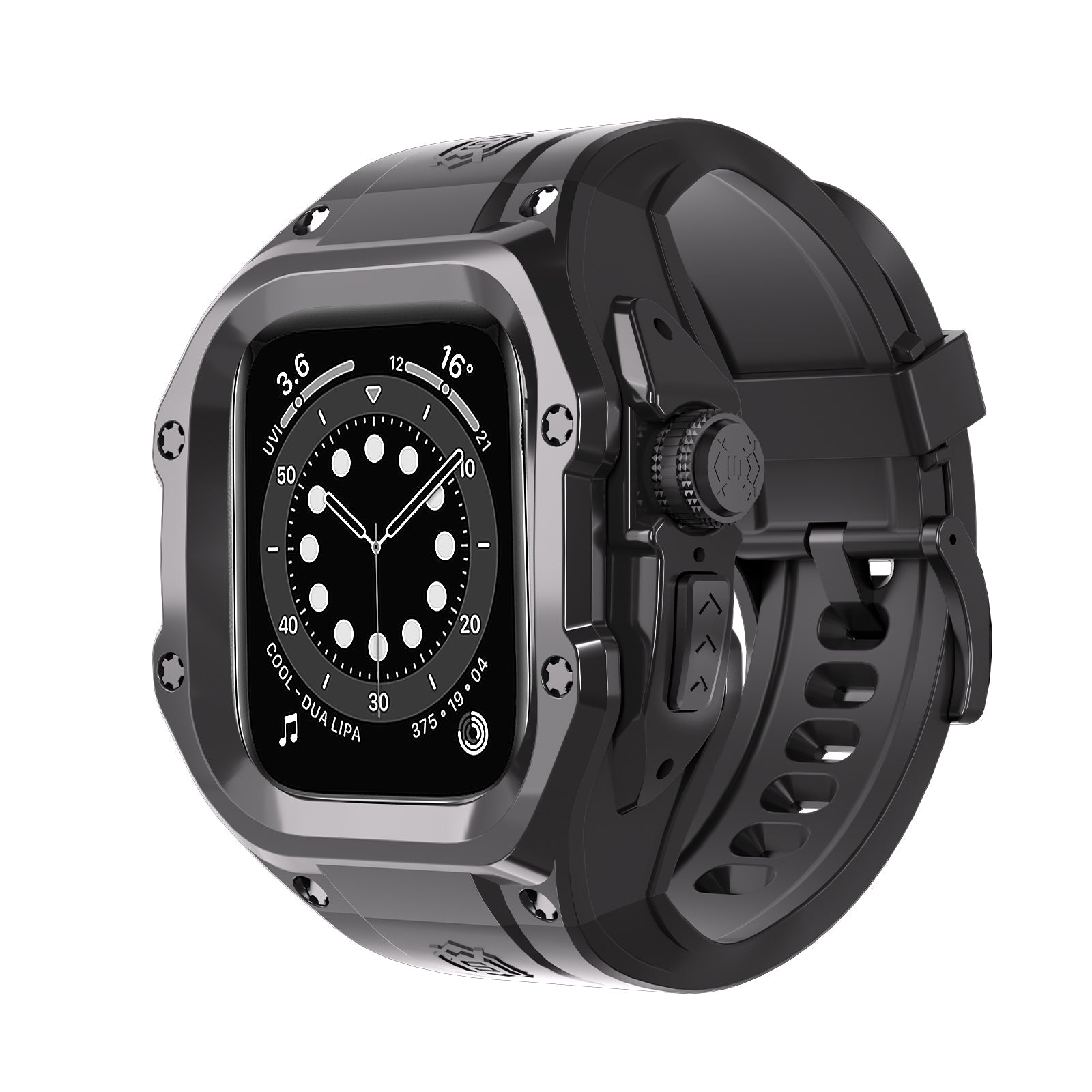 Waterproof Case Case For Apple Watch Series 49mm Metal Protective 
