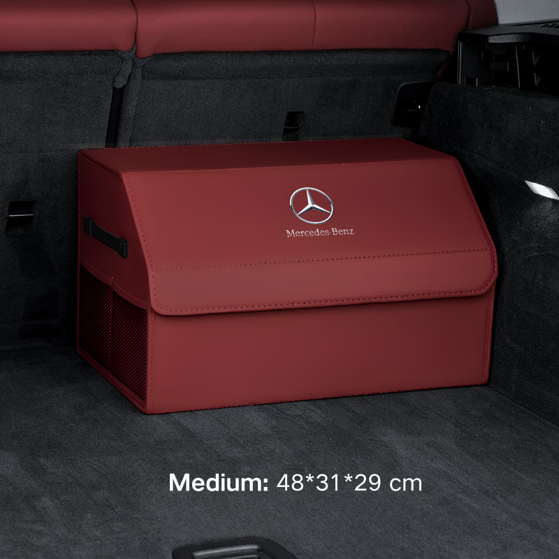 Load image into Gallery viewer, Mercedes-Benz Microfiber Leather Car Trunk Storage Box for GLE350/450, GLA, GLC, GLB, GLS, G500, EQC, E-Class, C-Class, S-Class - i-Station Mobile Phone & Electronic Device Repair and Accessories