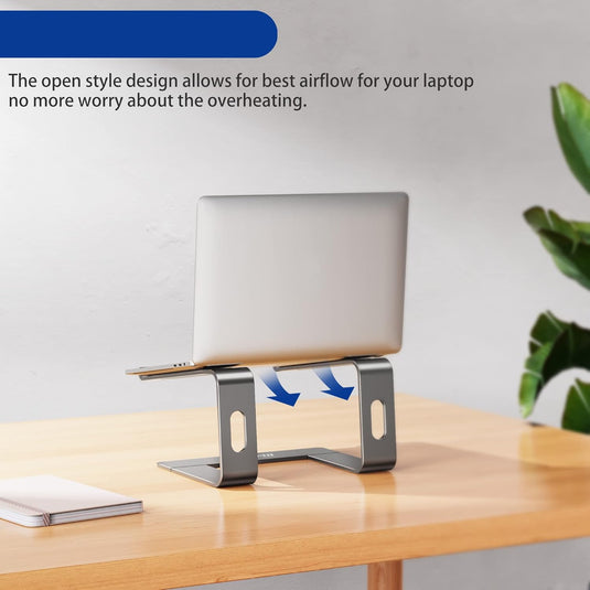 Aluminum Laptop Stand, Ergonomic Detachable Computer Stand, Riser Holder Notebook Stand Compatible with Macbook, Pro, Dell, HP, Lenovo More 10-15.6" Laptops - i-Station Mobile Phone & Electronic Device Repair and Accessories